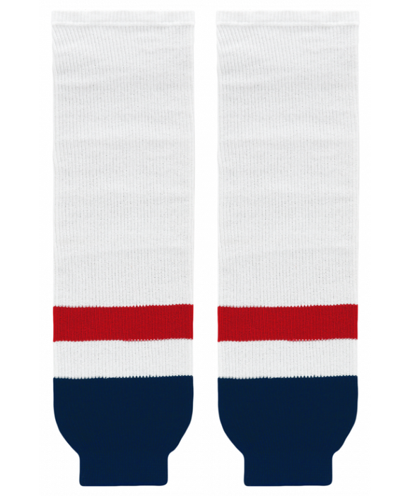 Modelline 2013 Washington Capitals White Knit Ice Hockey Socks