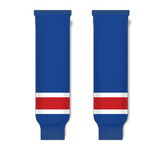 Athletic Knit (AK) HS630 New York Rangers Royal Blue Ice Hockey Socks - PSH Sports