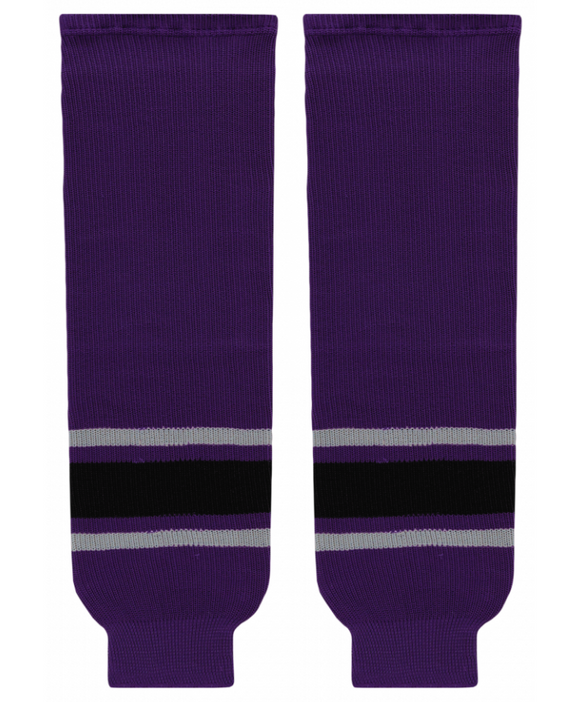 Modelline Los Angeles Kings Third Purple Knit Ice Hockey Socks
