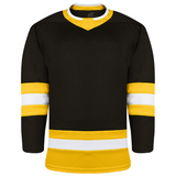 Kobe K3GLI Black/Gold/White Premium League Hockey Jersey