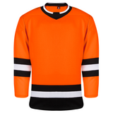 Kobe K3GLI Bright Orange/Black/White Premium League Hockey Jersey