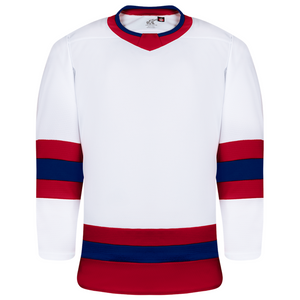 Kobe K3GLI White/Red/Royal Blue Premium League Hockey Jersey