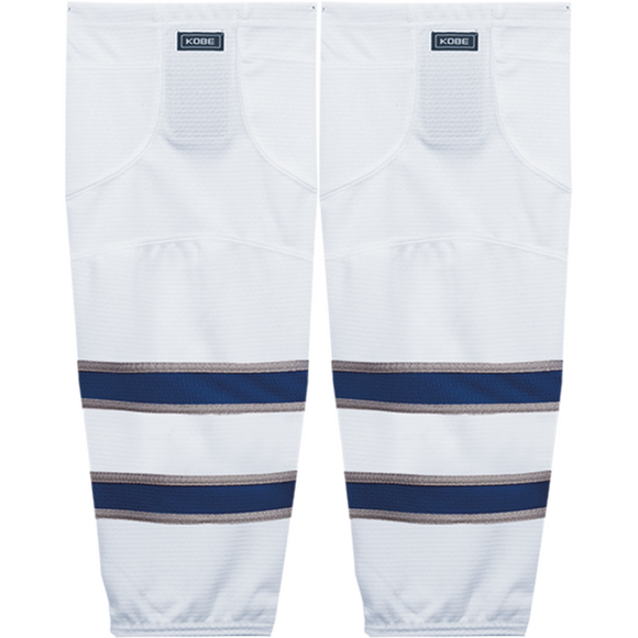 Kobe Sportswear K3GS03H Pro Series Winnipeg Jets White Mesh Ice Hockey Socks