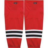 Kobe Sportswear K3GS06A Pro Series Chicago Blackhawks Away Mesh Ice Hockey Socks