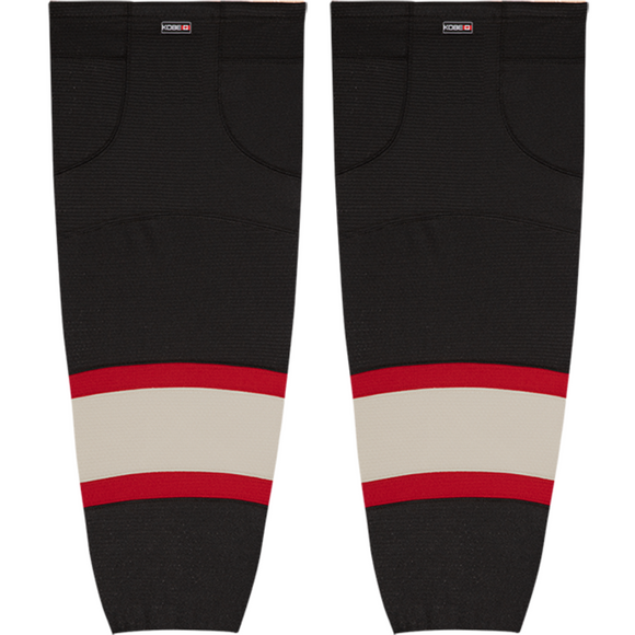 Kobe Sportswear K3GS06W Pro Series Chicago Blackhawks Winter Classic Mesh Ice Hockey Socks