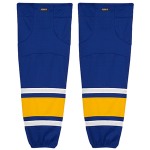 Kobe Sportswear K3GS07A Pro Series Charlestown Chiefs Blue Mesh Ice Hockey Socks