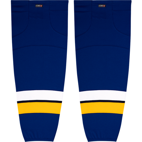 Kobe Sportswear K3GS14A Pro Series 2021 St. Louis Blues Away Mesh Ice Hockey Socks