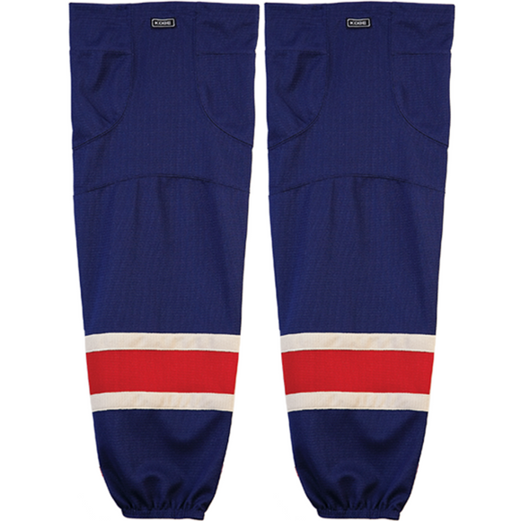 Kobe Sportswear K3GS18R Pro Series New York Rangers Third Mesh Ice Hockey Socks