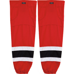 Kobe Sportswear K3GS23A Pro Series New Jersey Devils Away Mesh Ice Hockey Socks