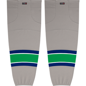 Kobe Sportswear K3GS25A Pro Series Hartford Whalers Away Grey Mesh Ice Hockey Socks