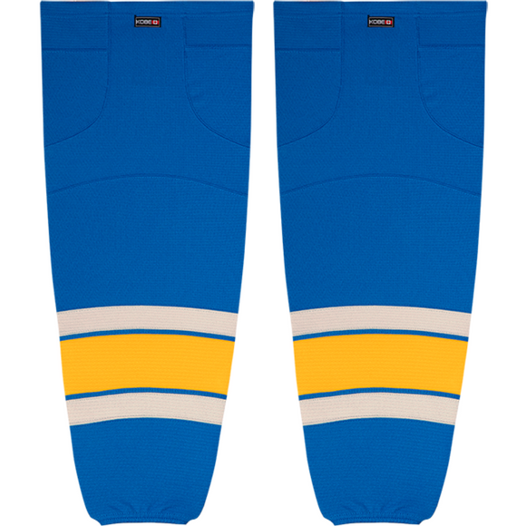 Kobe Sportswear K3GS42R Pro Series St. Louis Blues Heritage Classic Blue Mesh Ice Hockey Socks