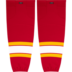 Kobe Sportswear K3GS48R Pro Series 2021 Calgary Flames Red Mesh Ice Hockey Socks
