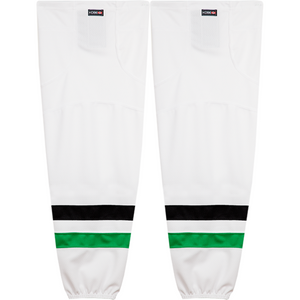 Kobe Sportswear K3GS49W Pro Series Dallas Stars White Mesh Ice Hockey Socks
