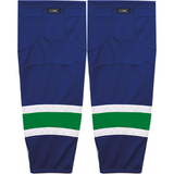 Kobe Sportswear K3GS54A Pro Series Vancouver Canucks Away Mesh Ice Hockey Socks