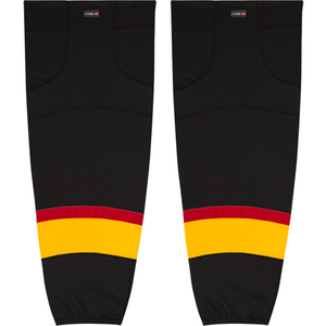 Kobe Sportswear K3GS54R Pro Series Vancouver Canucks Vintage Black Mesh Ice Hockey Socks