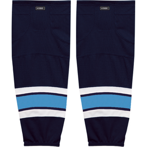 Kobe Sportswear K3GS65A Pro Series University of Maine Black Bears Navy Mesh Ice Hockey Socks