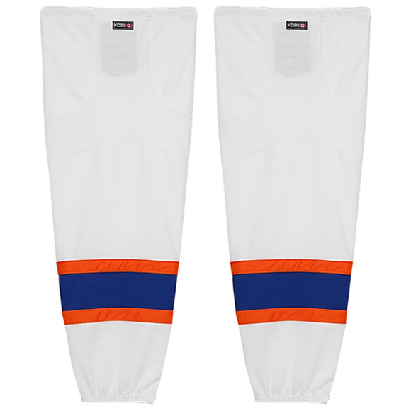 Kobe Sportswear K3GS69H Pro Series Halifax Highlanders White Mesh Ice Hockey Socks