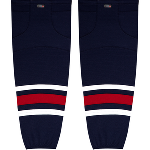 Kobe Sportswear K3GS76A Pro Series Winnipeg Jets Heritage Classic Navy Mesh Ice Hockey Socks