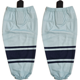 Modelline 2023 Seattle Kraken Reverse Retro Ice Blue Sublimated Mesh Ice Hockey Socks - PSH Sports