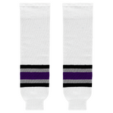 Athletic Knit (AK) HS630-952 1998 Los Angeles Kings White Knit Ice Hockey Socks