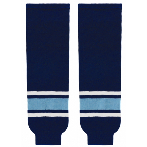 K1 Sportswear University of Maine Black Bears Navy Knit Ice Hockey Socks