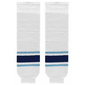 Athletic Knit (AK) HS630-341 University of Maine Black Bears White Knit Ice Hockey Socks