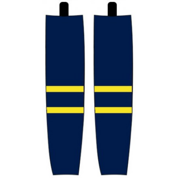 Modelline (Old) Merrimack Warriors Away Navy Sublimated Mesh Ice Hockey Socks