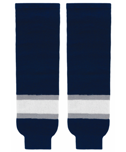 Modelline 1990s Edmonton Oilers Third Navy Knit Ice Hockey Socks