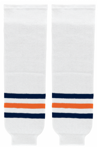 Athletic Knit (AK) HS630-371 Kamloops Blazers White Knit Ice Hockey Socks