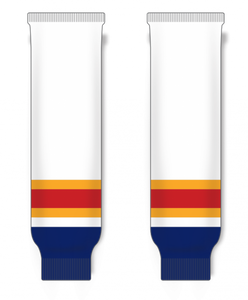 Modelline 1990s Florida Panthers Away White Knit Ice Hockey Socks