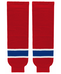 Athletic Knit (AK) HS630-308 Spokane Chiefs Red Knit Ice Hockey Socks