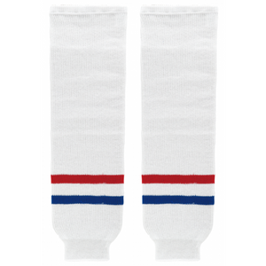 Modelline Montreal Canadiens Away White Knit Ice Hockey Socks