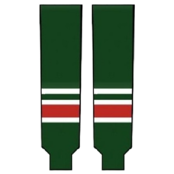 Modelline 2022 New Jersey Devils Reverse Retro Dark Green Knit Ice Hockey Socks