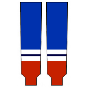 Modelline 2023 New York Rangers Reverse Retro Royal Blue Knit Ice Hockey Socks