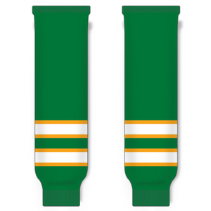 Modelline 1975-76 Minnesota North Stars Away Kelly Green Knit Ice Hockey Socks