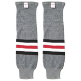 Modelline Ohio State Buckeyes Alternate Grey Knit Ice Hockey Socks