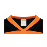 Athletic Knit (AK) H6100A-263 Adult Orange/Black League Hockey Jersey
