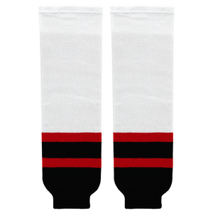 Modelline 1992-2000 Ottawa Senators Home White Knit Ice Hockey Socks