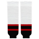 K1 Sportswear Ottawa Senators White Knit Ice Hockey Socks