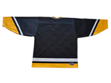 Kobe Sportswear K3G Custom Sublimated 2022 Pittsburgh Penguins Alternate Black Pro Series Hockey Jersey
