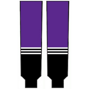 Modelline PWHL Minnesota Home Purple/Black/White Knit Ice Hockey Socks