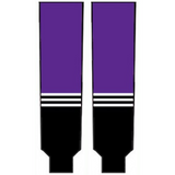 Modelline PWHL Minnesota Home Purple/Black/White Knit Ice Hockey Socks