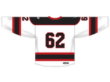 Athletic Knit (AK) Senior Pirates White Sublimated Hockey Jersey