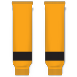 Modelline 2017 Pittsburgh Penguins Centennial Classic Gold/Black Knit Ice Hockey Socks
