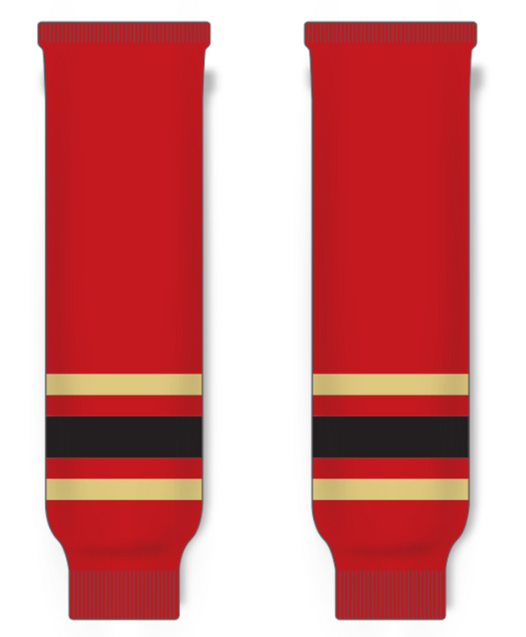Modelline Prince George Cougars Red Knit Ice Hockey Socks