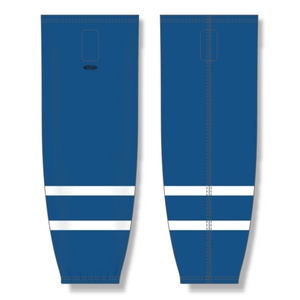Athletic Knit (AK) Custom ZH711 Quebec Nordiques Blue Sublimated Mesh Ice Hockey Socks