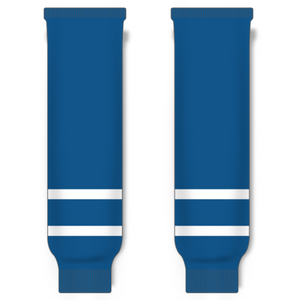 Modelline 1980s Quebec Nordiques Away Blue Knit Ice Hockey Socks