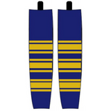 Modelline Quinnipiac Bobcats Away Navy Sublimated Mesh Ice Hockey Socks