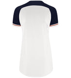 Russell White/Navy/True Red Ladies Classic V-Neck Softball Jersey