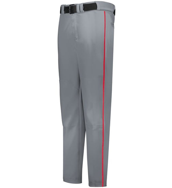 Russell Baseball Grey with True Red Change Up Piped Youth Baseball Pants